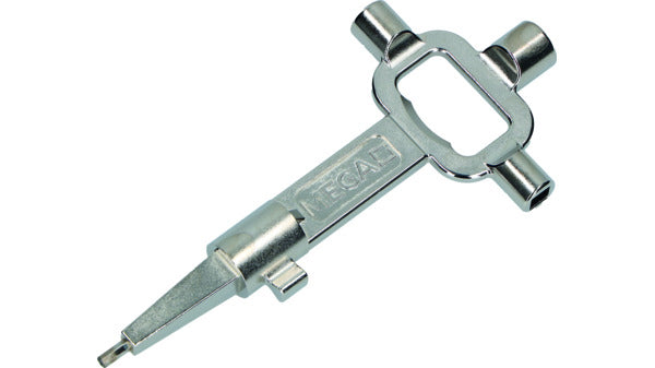 Bauschlüssel MEGA, vernickelt für Zylind