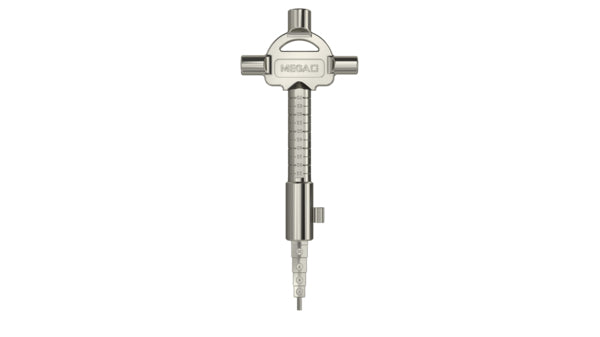 Bauschlüssel MEGA, vernickelt für RZ