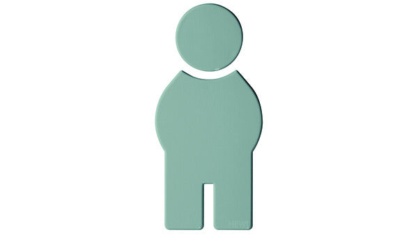 WC-Symbol Herren Hewi felsgrau