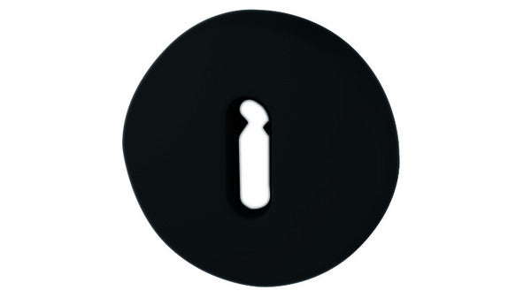 Schlüsselrosetten Hewi tiefschwarz