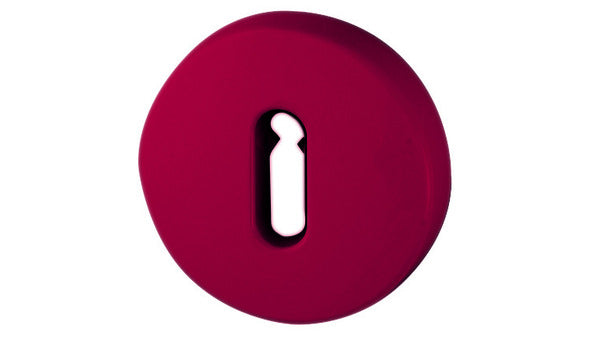 Schlüsselrosetten Hewi rubinrot