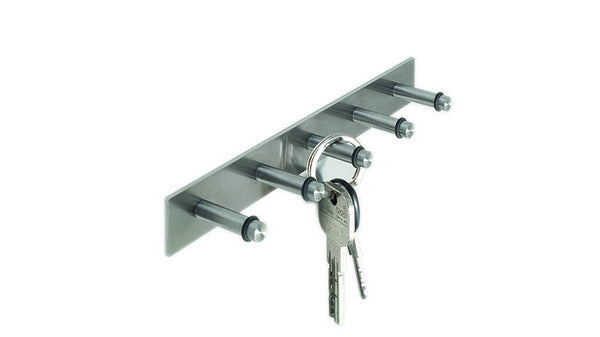 Hakenleisten 200mm Edelstahl matt gebürs