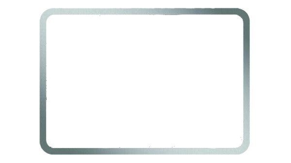 Rechteckiger Rahmen für Piktogramme