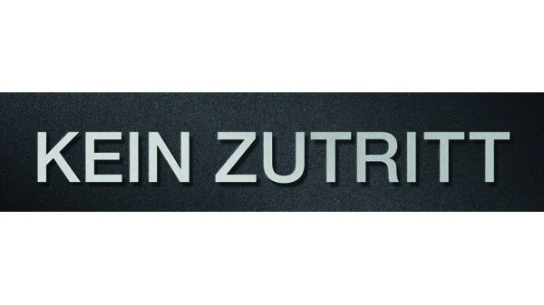 Schriftzug KEIN ZUTRITT PHOS B0402-60