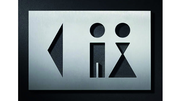 WC Piktogrammschild PHOS PS0102