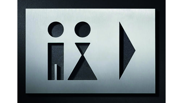 WC Piktogrammschild PHOS PS0103