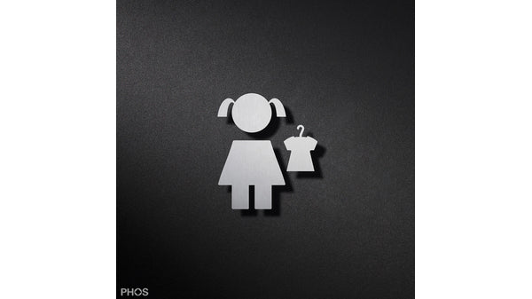 Piktogramm Garderobe Mädchen