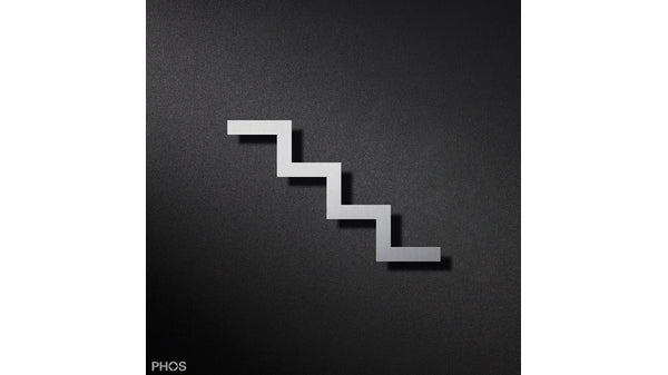 Piktogramm Treppe von oben links