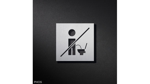 Piktogrammschild ''Bitte setzen''