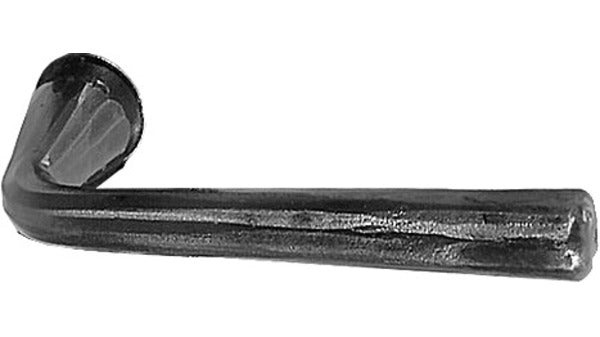 Türdrückerpaar Stahl naturblank 18mm 120