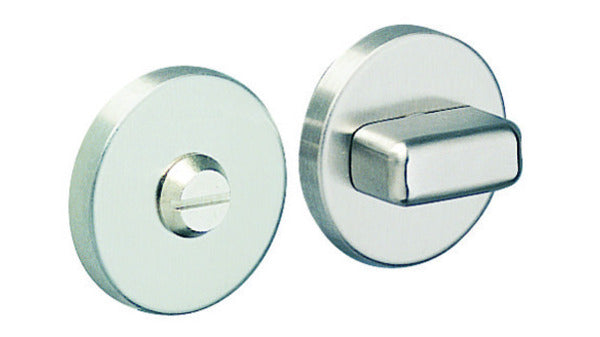 Schlüsselrosette WC GLUTZ 5380 Edelst.