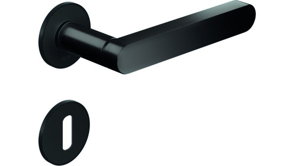 Drückergarnitur 270XPIV BB, 8mm, schw.