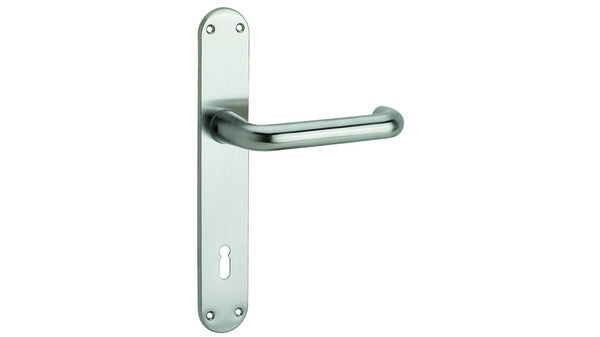 Türdrückerlochteil Druckg.vern.matt 18mm