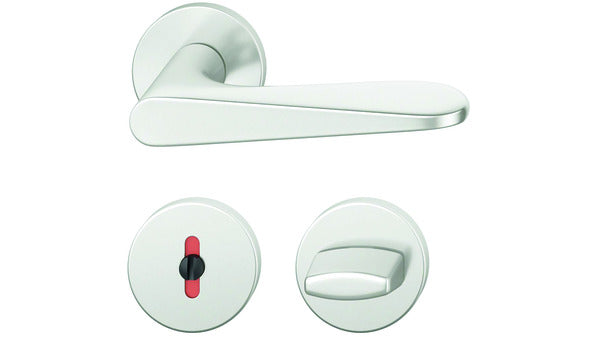 Türdrückergarnitur FSB 1144, WC Alu