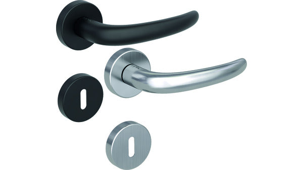 Türdrücker-Grt.RZ MaxBill CRNI/schwarz