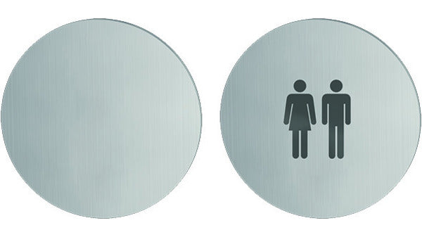 Blindrosette PIATTA S Edelstahl 2mm mit