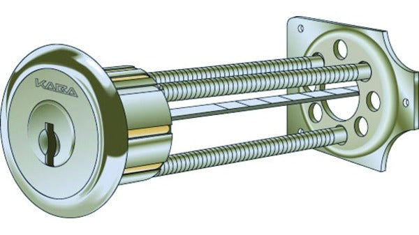 Aussenzylinder Kaba 8 Typ 1007, mit 3 Sc