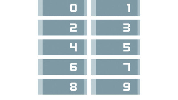 Nummernkarten-Set (0-9)