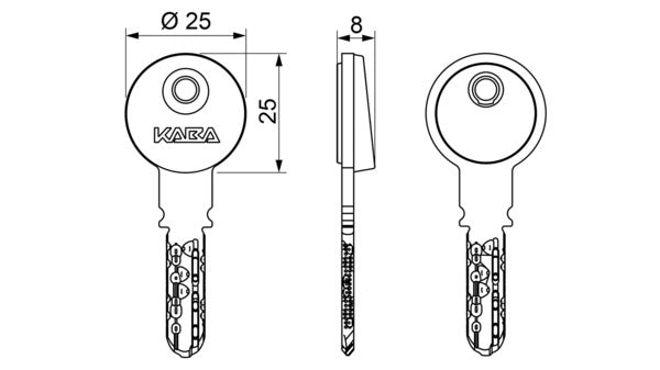 Kaba Benutzerschlüssel, LEGIC advant 4kB