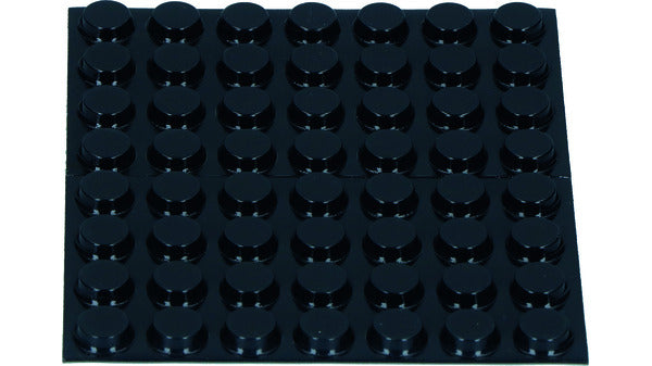 Puffer 3M Bumpon schw. selbstkl. 12,7mm