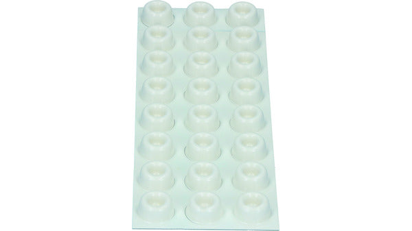 Puffer 3M Bumpon, weiss selbstklebend, ø