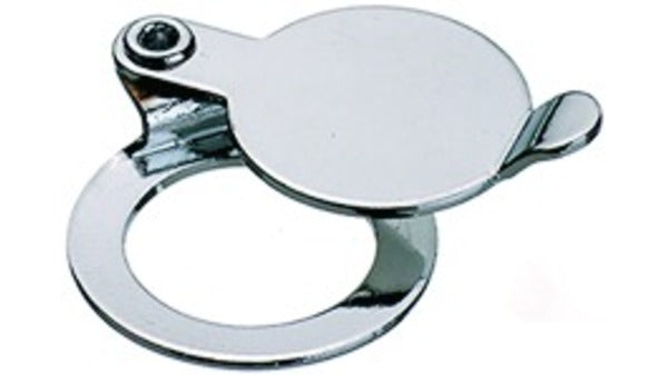 Verdeckplatten für Türspione vernickelt