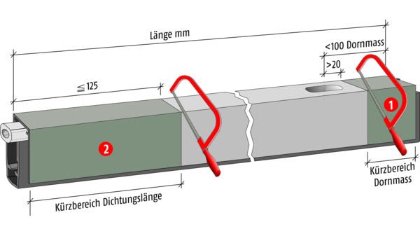 Planet HS, TR125, Dorn 100 mm, 1060 mm
