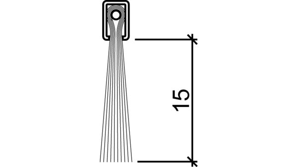 Bürstendichtungen HEBGO 756.1 L 875 mm