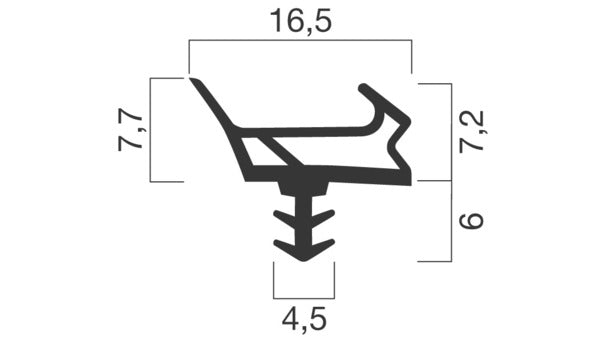 Dichtungsprofile GOLL A 1023 beigebraun