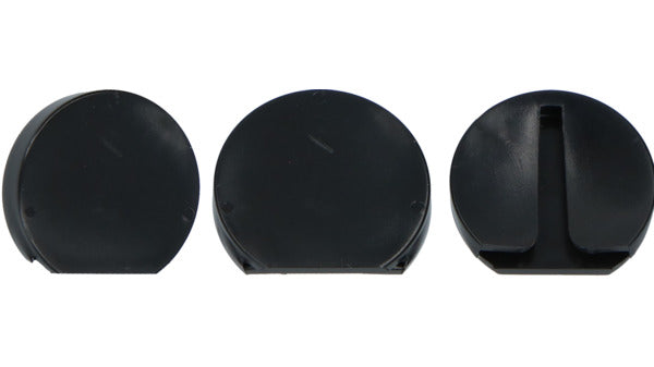 Kunststoff-Anschläge, schwarz zum Aufste