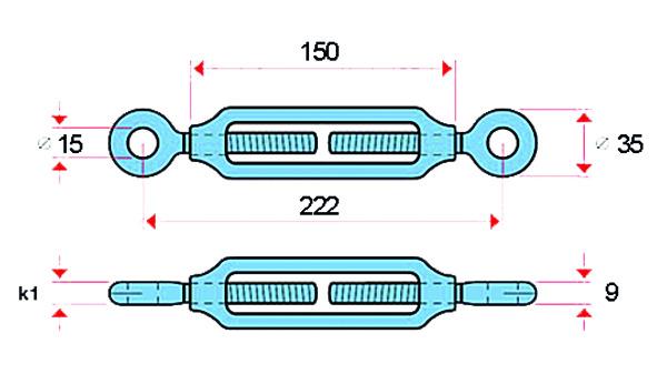Spannschrauben, Gewinde M 10 Edelstahl