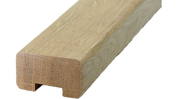 Rechteckhandl. Eiche 2250, 50/30mm, mit