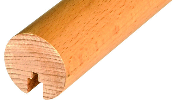 Rundhandlauf Buche LED 2450mm, roh