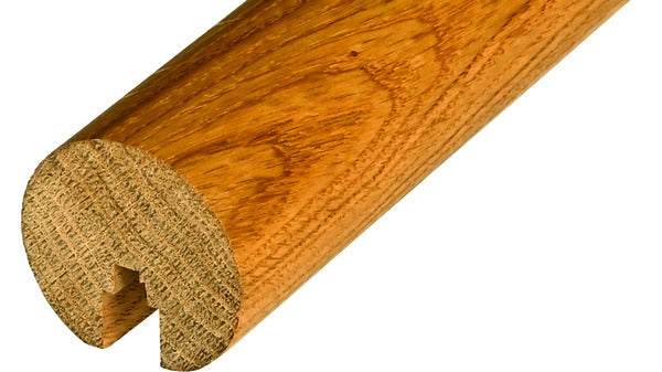 Rundhandlauf Eiche LED 4000mm, lackiert