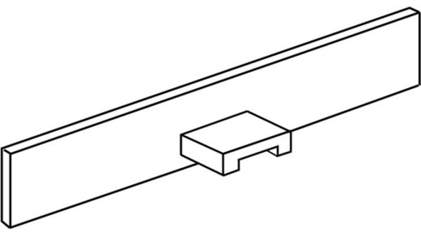 Seitenabschlüsse Kunststoff weiss
