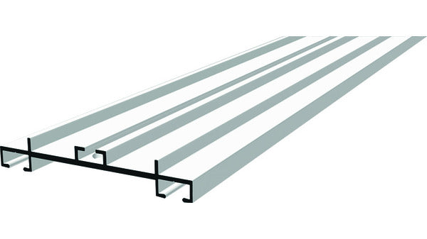 2-Lauf VS Schiene HM-20217.20, 6m, weiss