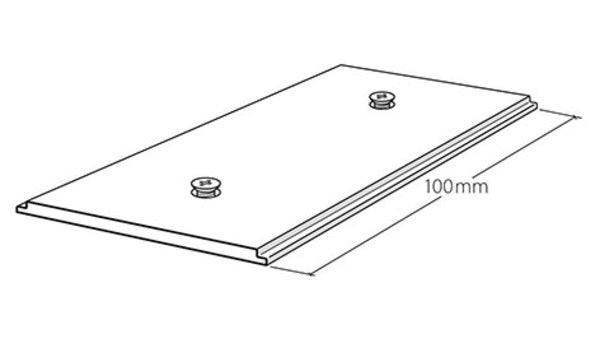 Profilverbinderplatte V20105/208, Alu