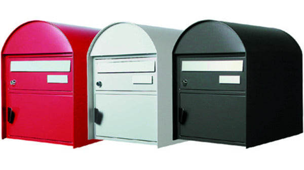 Briefkästen HUBER, Mod. Arosa rubinrot,