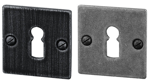 Schlüsselrosette RZ Stahl thermopatinier