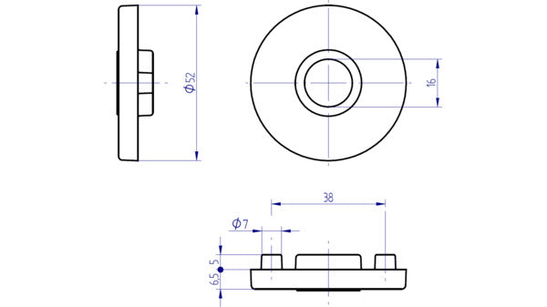 Drückerrosette MEGA 34.120