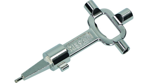 Bauschlüssel RZ, vernickelt