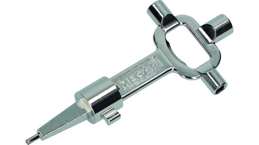 Bauschlüssel RZ, vernickelt