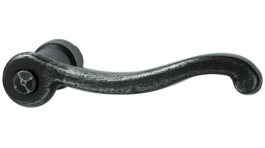 Türdrückerpaar 18mm, 120/8mm Stahl verzi