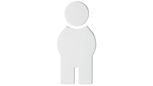 199.801.91.010 WC-Symbol Herren weiss