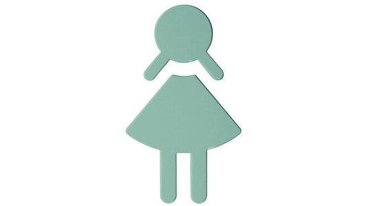 WC-Symbol Damen Hewi felsgrau