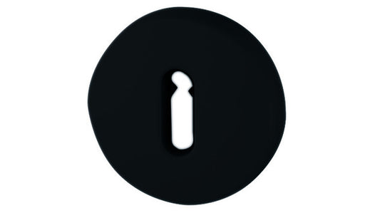 Schlüsselrosetten Hewi tiefschwarz