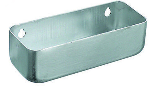 Schirmbecken Aluminium matt Breite 132mm