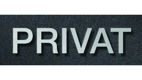 Schriftzug PRIVAT PHOS B0702-40