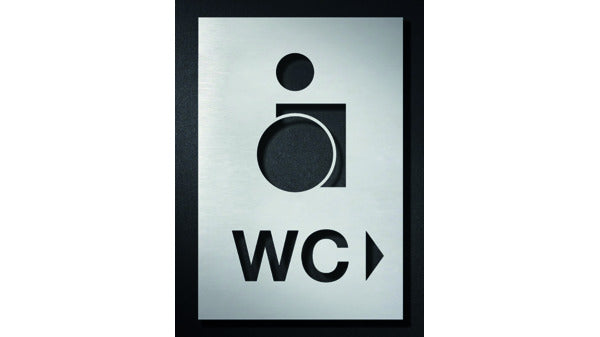 WC Piktogrammschild PHOS PS0607