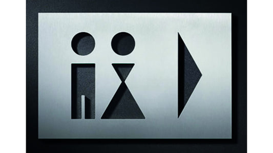 WC Piktogrammschild PHOS PS0103